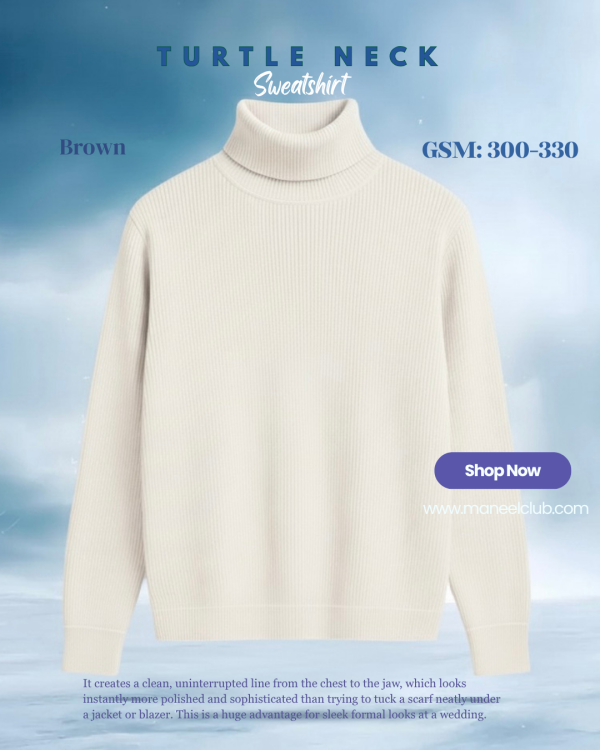 Turtleneck Sweatshirt (Premium)