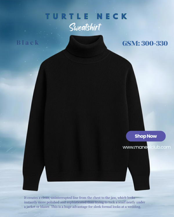 Turtleneck Sweatshirt (Premium)